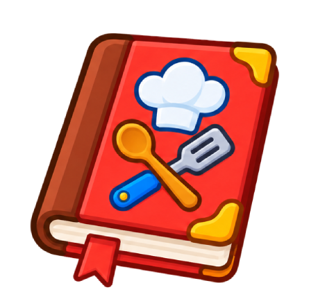 Recipe codex book icon